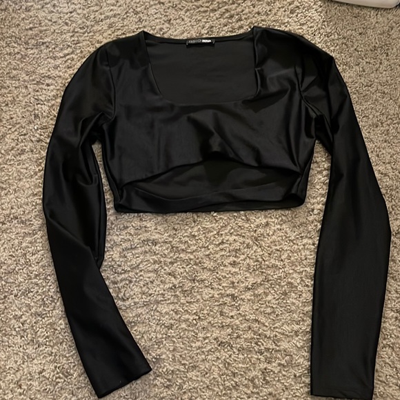 Long sleeve crop top - Picture 1 of 1